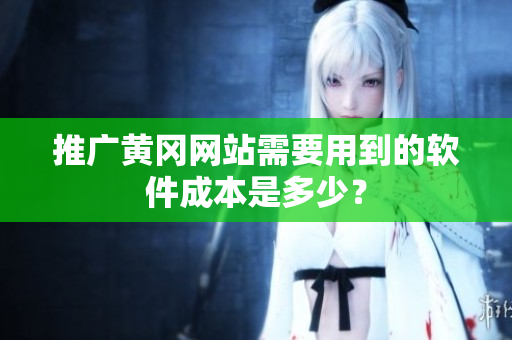 推广黄冈网站需要用到的软件成本是多少？