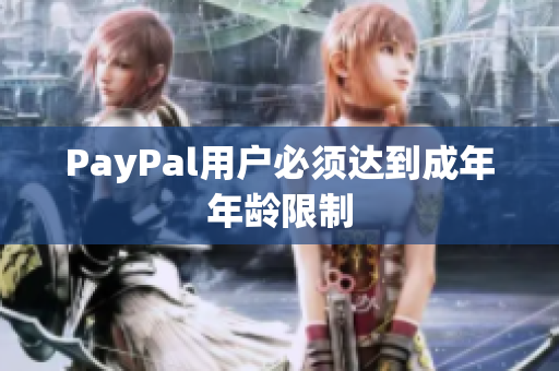 PayPal用户必须达到成年年龄限制