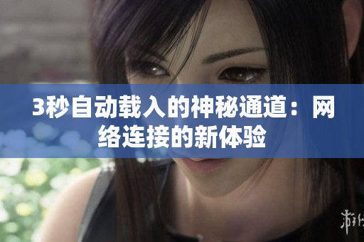 3秒自动载入的神秘通道：网络连接的新体验