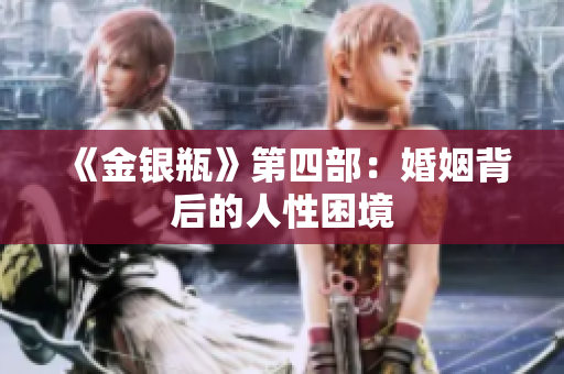 《金银瓶》第四部：婚姻背后的人性困境