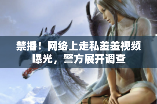 禁播！网络上走私羞羞视频曝光，警方展开调查