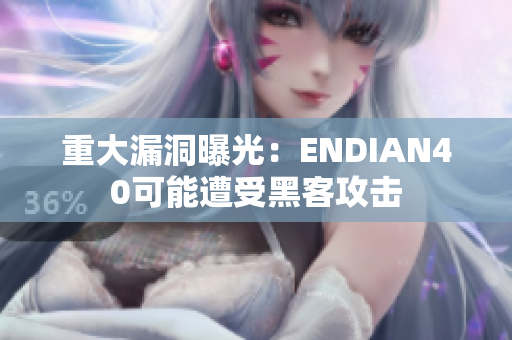 重大漏洞曝光：ENDIAN40可能遭受黑客攻击