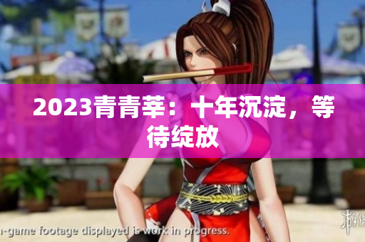 2023青青莘：十年沉淀，等待绽放