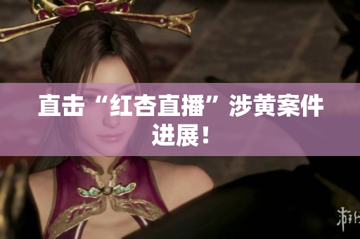 直击“红杏直播”涉黄案件进展！