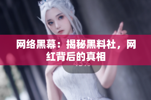 网络黑幕：揭秘黑料社，网红背后的真相
