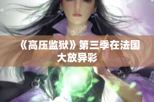 《高压监狱》第三季在法国大放异彩