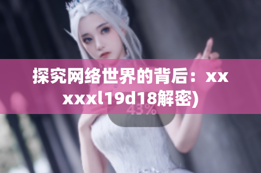 探究网络世界的背后：xxxxxl19d18解密)