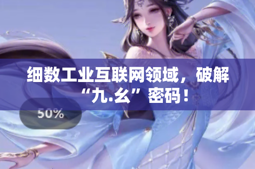 细数工业互联网领域，破解“九.幺”密码！