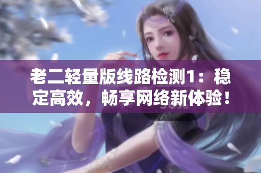 老二轻量版线路检测1：稳定高效，畅享网络新体验！