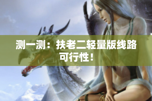 测一测：扶老二轻量版线路可行性！
