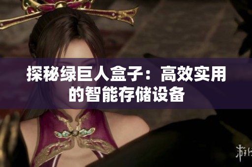 探秘绿巨人盒子：高效实用的智能存储设备