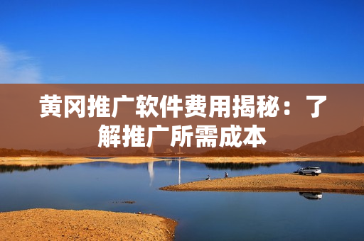 黄冈推广软件费用揭秘：了解推广所需成本
