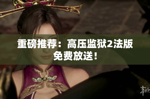 重磅推荐：高压监狱2法版免费放送！