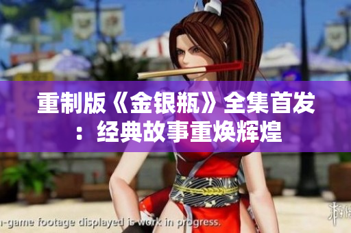 重制版《金银瓶》全集首发：经典故事重焕辉煌