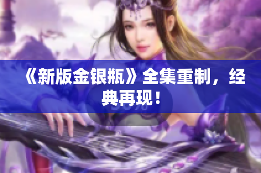 《新版金银瓶》全集重制，经典再现！