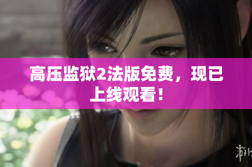 高压监狱2法版免费，现已上线观看！