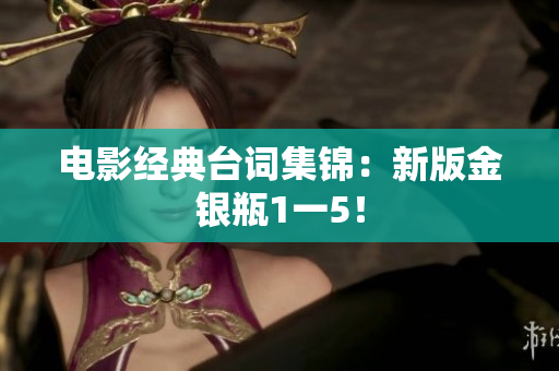 电影经典台词集锦：新版金银瓶1一5！