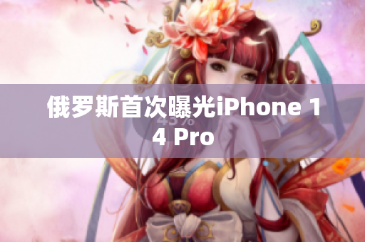 俄罗斯首次曝光iPhone 14 Pro