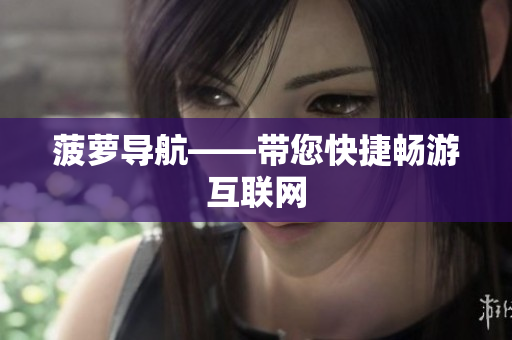 菠萝导航——带您快捷畅游互联网