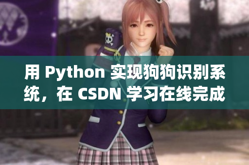 用 Python 实现狗狗识别系统，在 CSDN 学习在线完成
