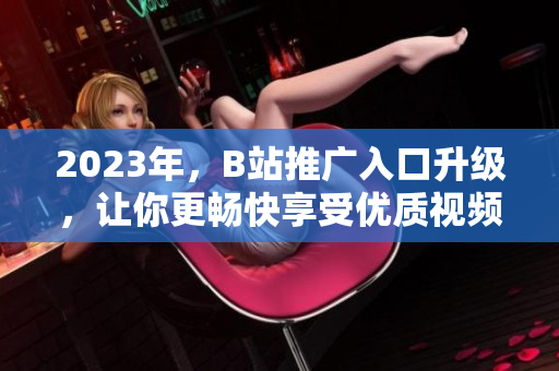 2023年，B站推广入口升级，让你更畅快享受优质视频。