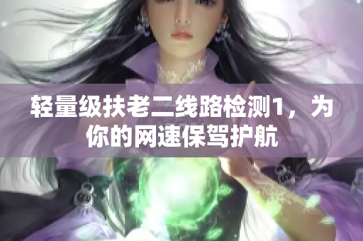 轻量级扶老二线路检测1，为你的网速保驾护航