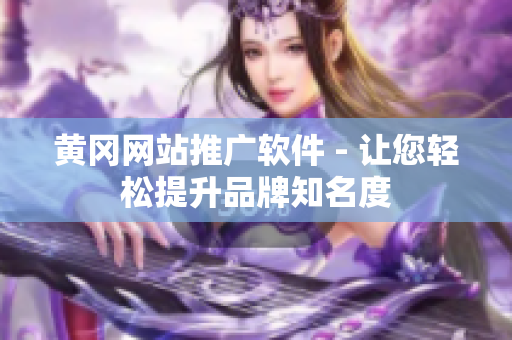 黄冈网站推广软件 - 让您轻松提升品牌知名度