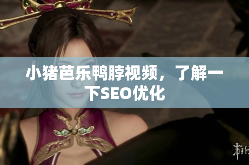 小猪芭乐鸭脖视频，了解一下SEO优化