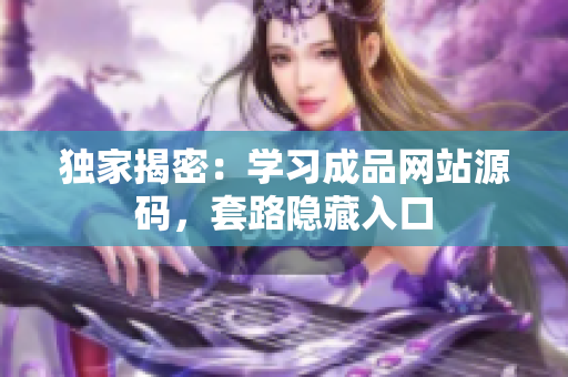 独家揭密：学习成品网站源码，套路隐藏入口