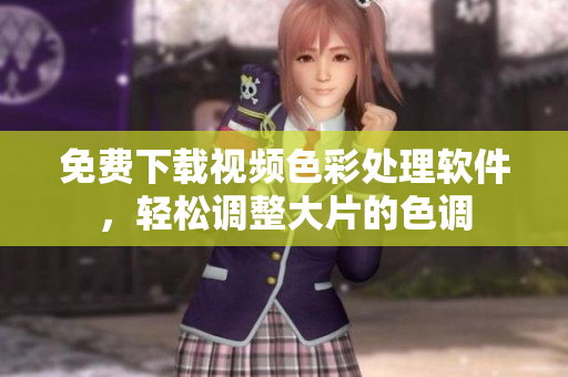 免费下载视频色彩处理软件，轻松调整大片的色调