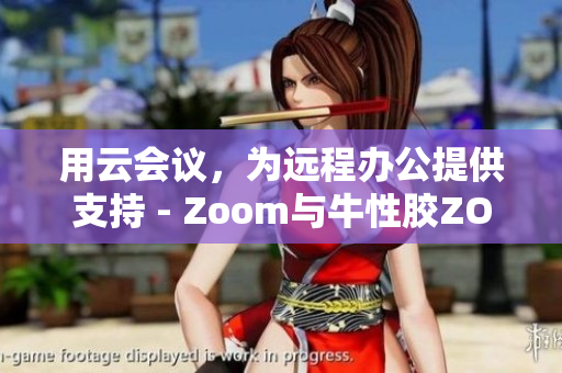 用云会议，为远程办公提供支持 - Zoom与牛性胶ZOOm