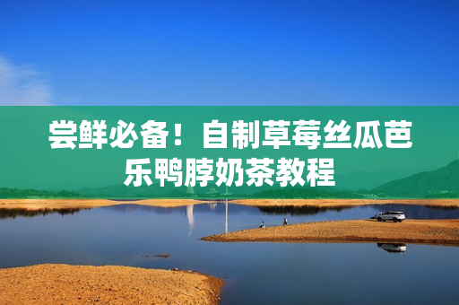 尝鲜必备！自制草莓丝瓜芭乐鸭脖奶茶教程