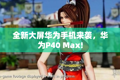 全新大屏华为手机来袭，华为P40 Max!