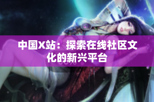 中国X站：探索在线社区文化的新兴平台