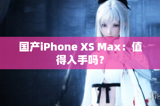 国产iPhone XS Max：值得入手吗？