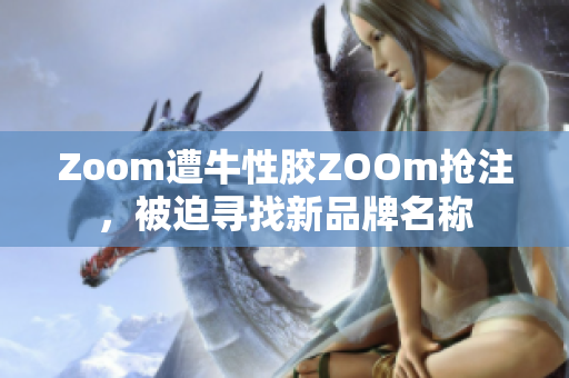 Zoom遭牛性胶ZOOm抢注，被迫寻找新品牌名称