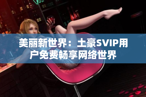 美丽新世界：土豪SVIP用户免费畅享网络世界