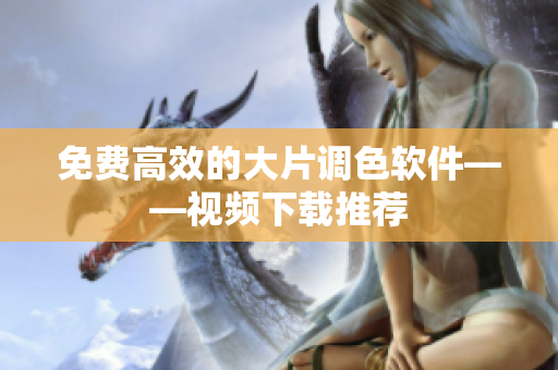 免费高效的大片调色软件——视频下载推荐