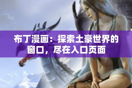 布丁漫画：探索土豪世界的窗口，尽在入口页面