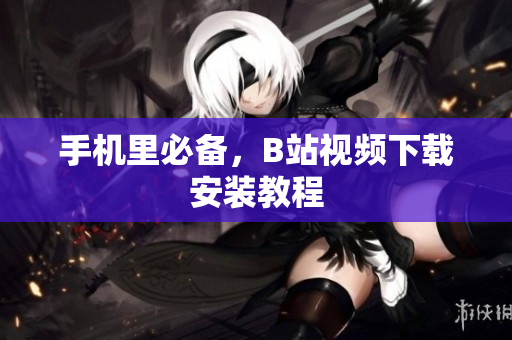 手机里必备，B站视频下载安装教程