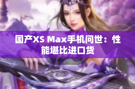 国产XS Max手机问世：性能堪比进口货
