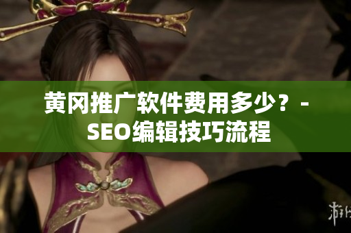 黄冈推广软件费用多少？- SEO编辑技巧流程