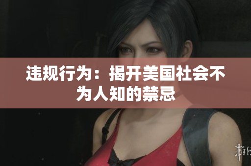 违规行为：揭开美国社会不为人知的禁忌