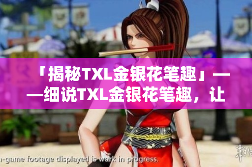 「揭秘TXL金银花笔趣」——细说TXL金银花笔趣，让你轻松掌握使用技巧