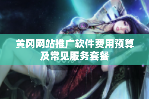 黄冈网站推广软件费用预算及常见服务套餐