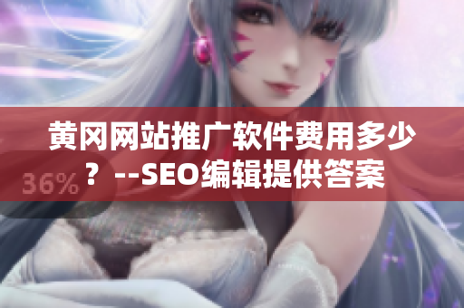 黄冈网站推广软件费用多少？--SEO编辑提供答案