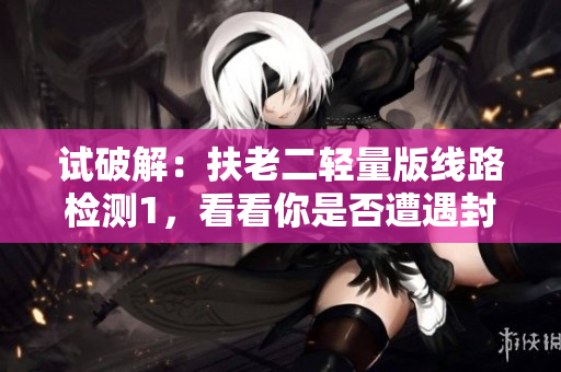 试破解：扶老二轻量版线路检测1，看看你是否遭遇封锁！
