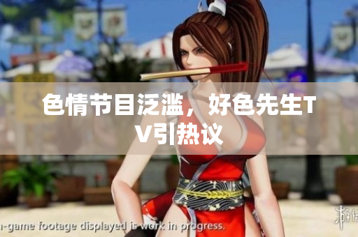 色情节目泛滥，好色先生TV引热议