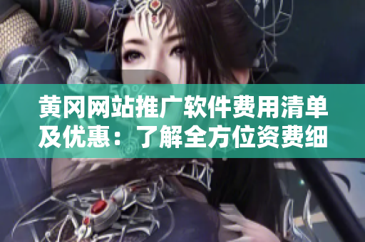 黄冈网站推广软件费用清单及优惠：了解全方位资费细节