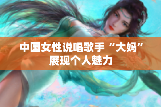 中国女性说唱歌手“大妈”展现个人魅力